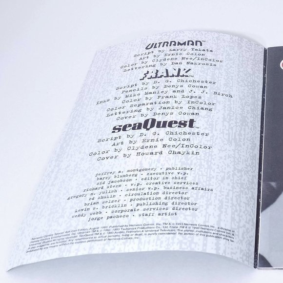 NEMESIS comics PROMO Mini Comic 1993 Ultraman #1007 - Picture 2 of 6